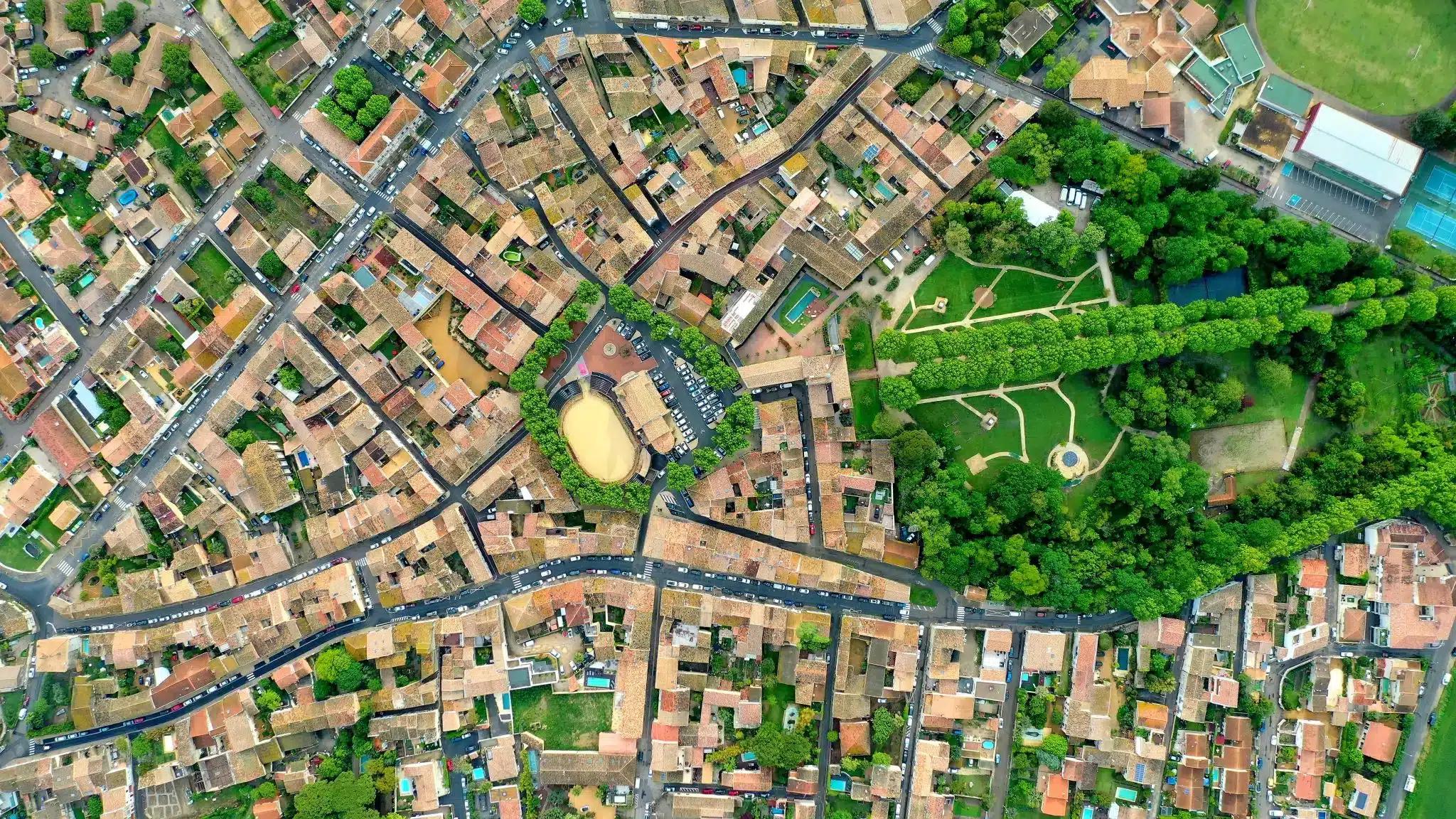 Vue aérienne